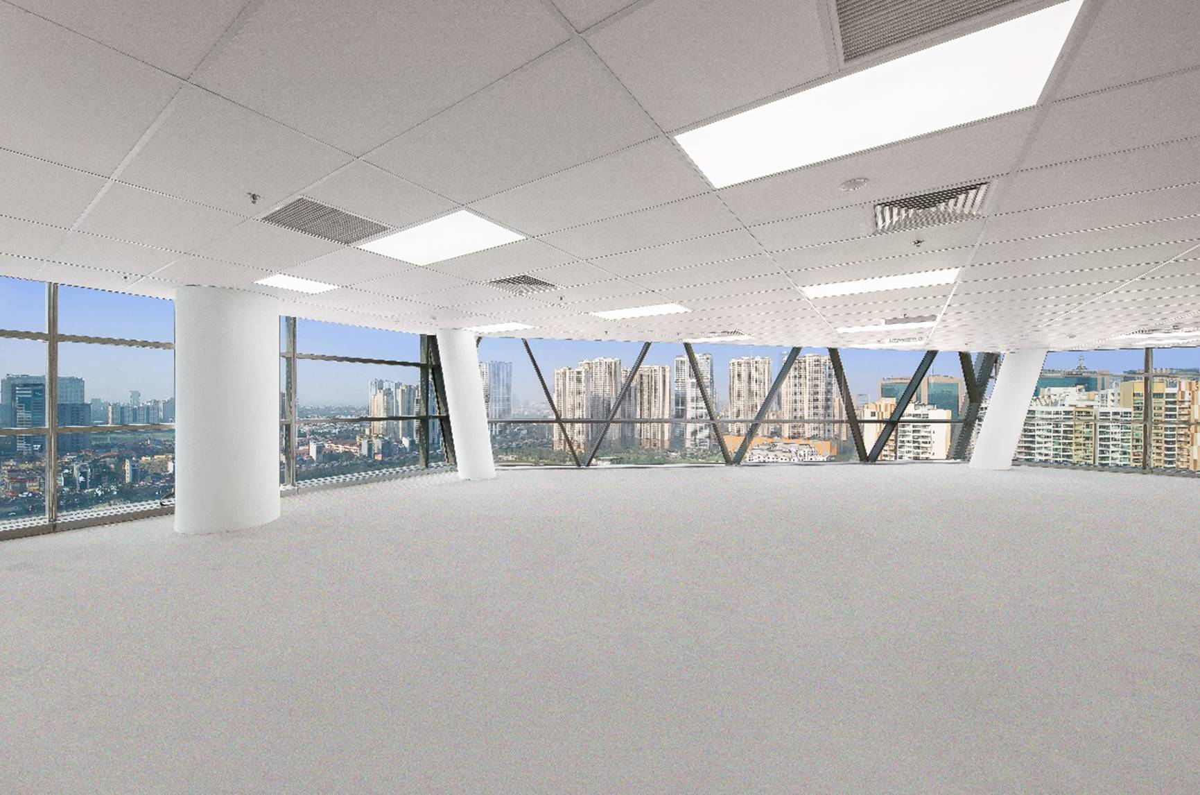 Nhượng văn phòng HUD Tower, hạng A, trang bị full nội thất, tiện sử dụng ngay